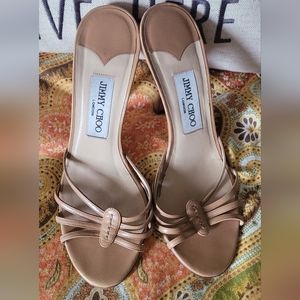 Jimmy Choo Slides Sandals Heels 38